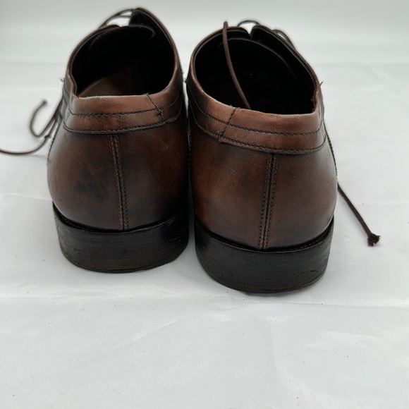 Salvatore Ferragamo 10 1/2 brown leather derby - Picture 4 of 6